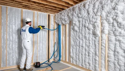 Spray Foam Insulation in Roundup MT